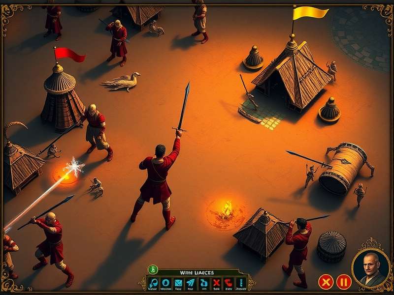 Crusader Power Struggle empire management interface